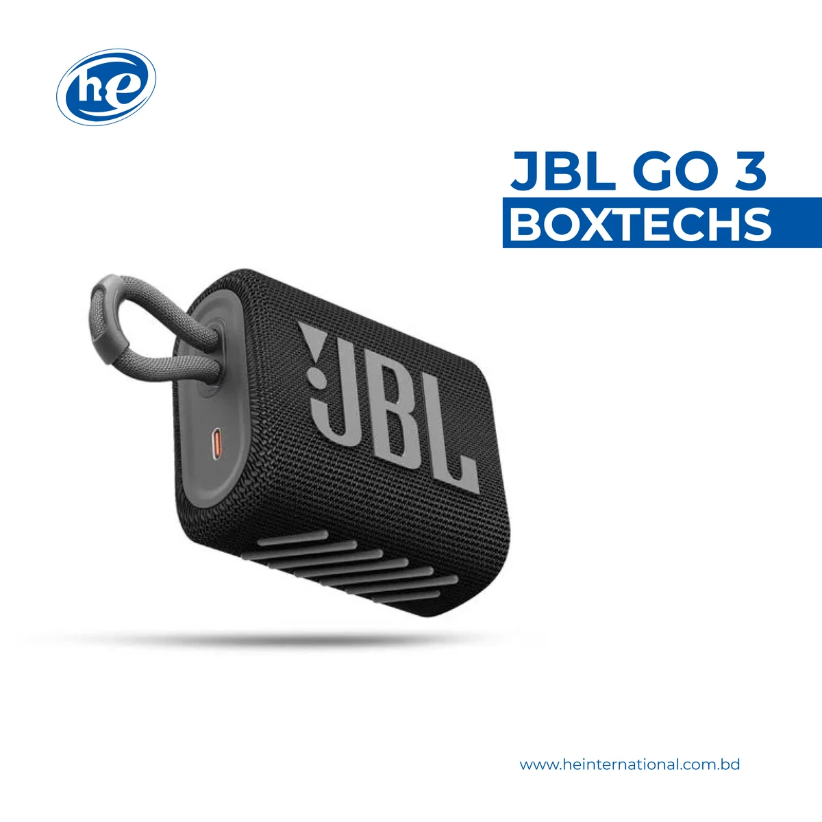 JBL Go 3 Portable Waterproof Bluetooth Speaker