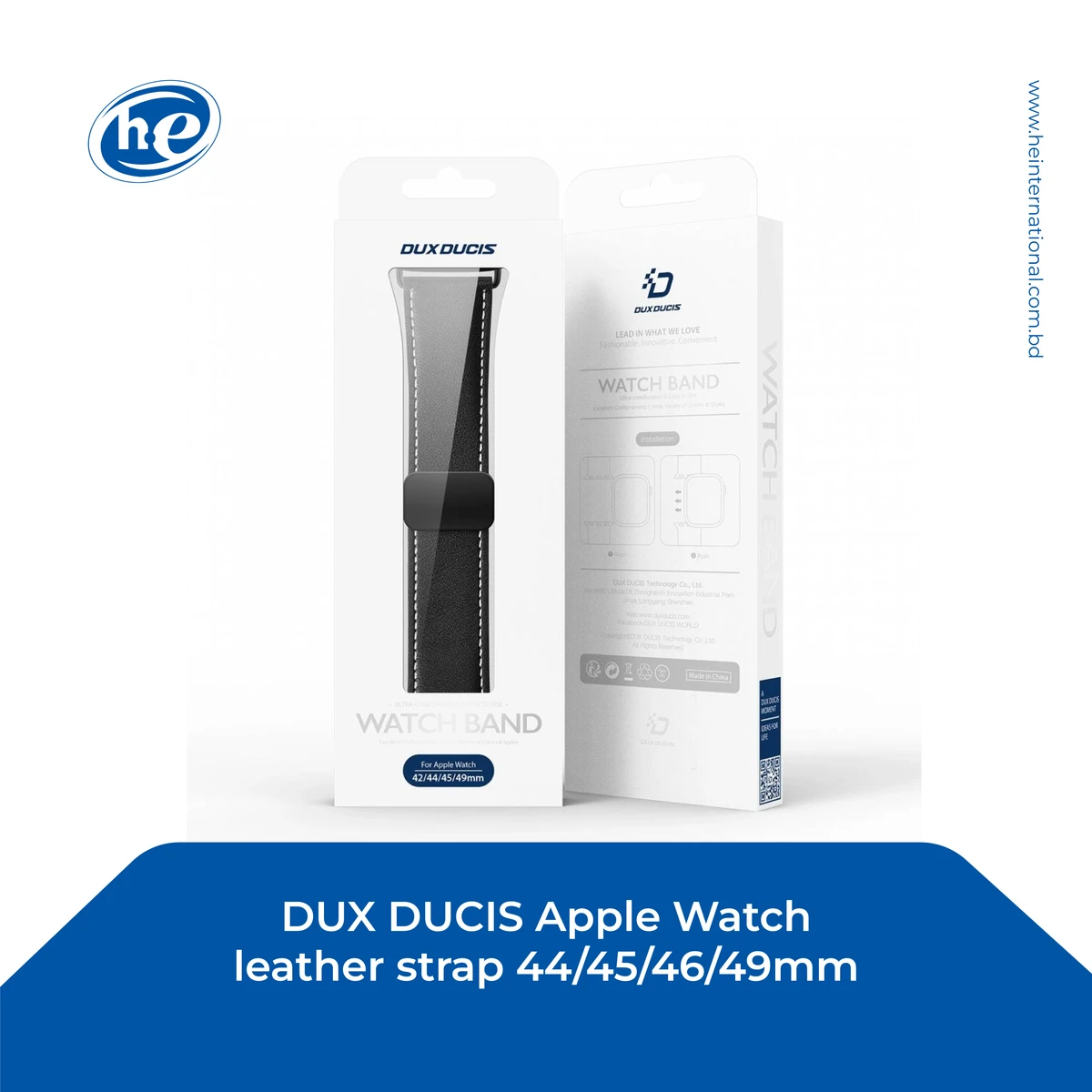 DUX DUCIS Apple Watch Genuine Leather Band Strap for 42 44 45mm