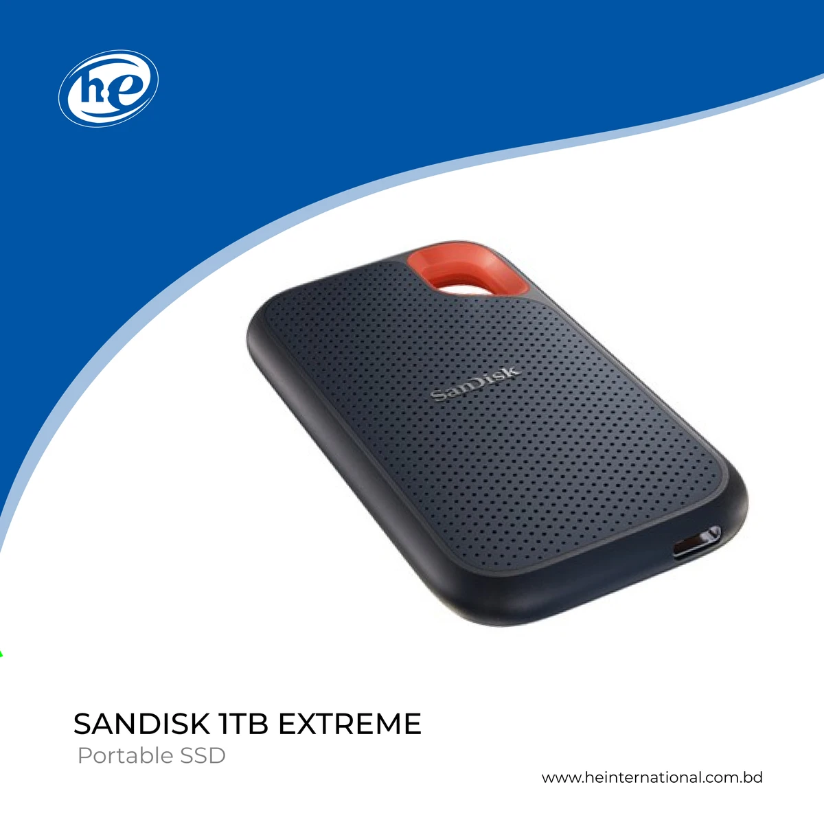 Sandisk Extreme PRO V2 1TB USB 3.2 Gen 2 Type-C Portable SSD