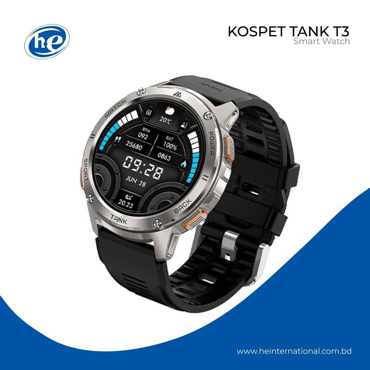 KOSPET TANK T3 Smartwatch