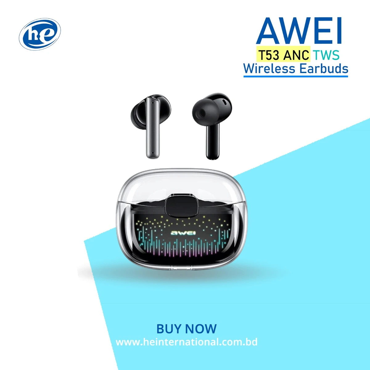 Awei T53 ANC TWS Earbuds