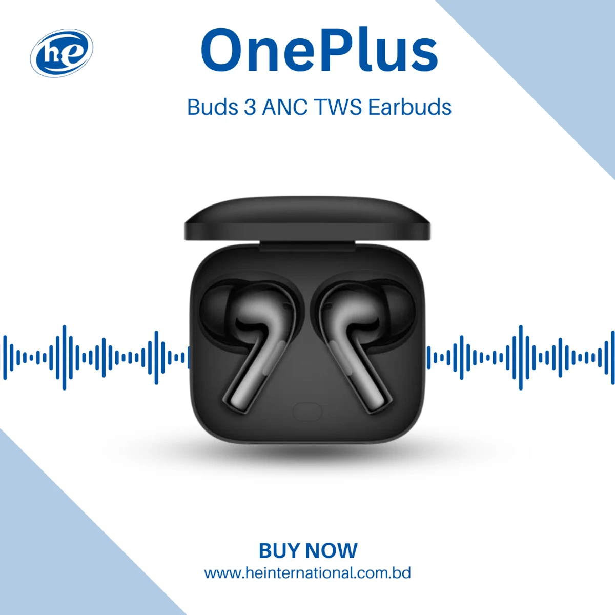 OnePlus Buds 3 ANC TWS Earbuds Original 100%